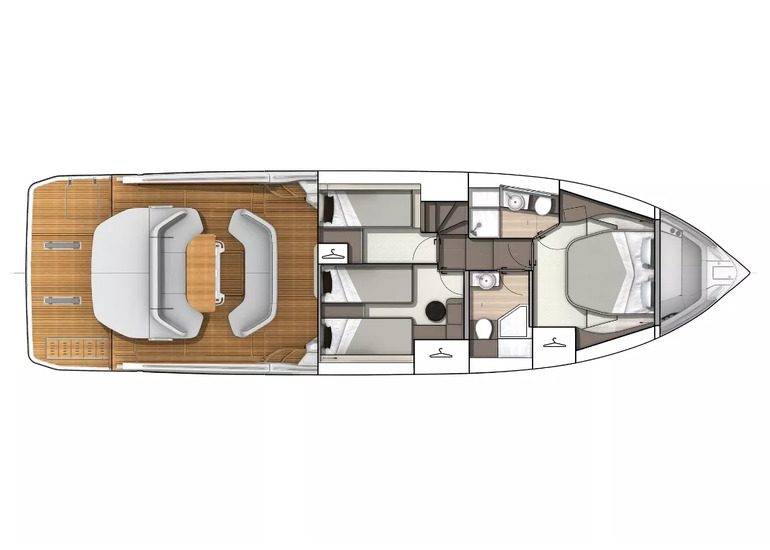 Cockpit - 4 berths configuration